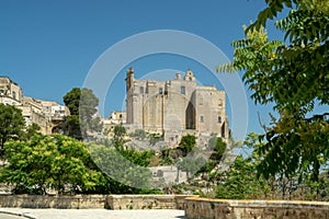 European Capital of CultureÂ in 2019 year, panoramic view on ancient city of Matera, capital of Basilicata, Southern Italy in ear